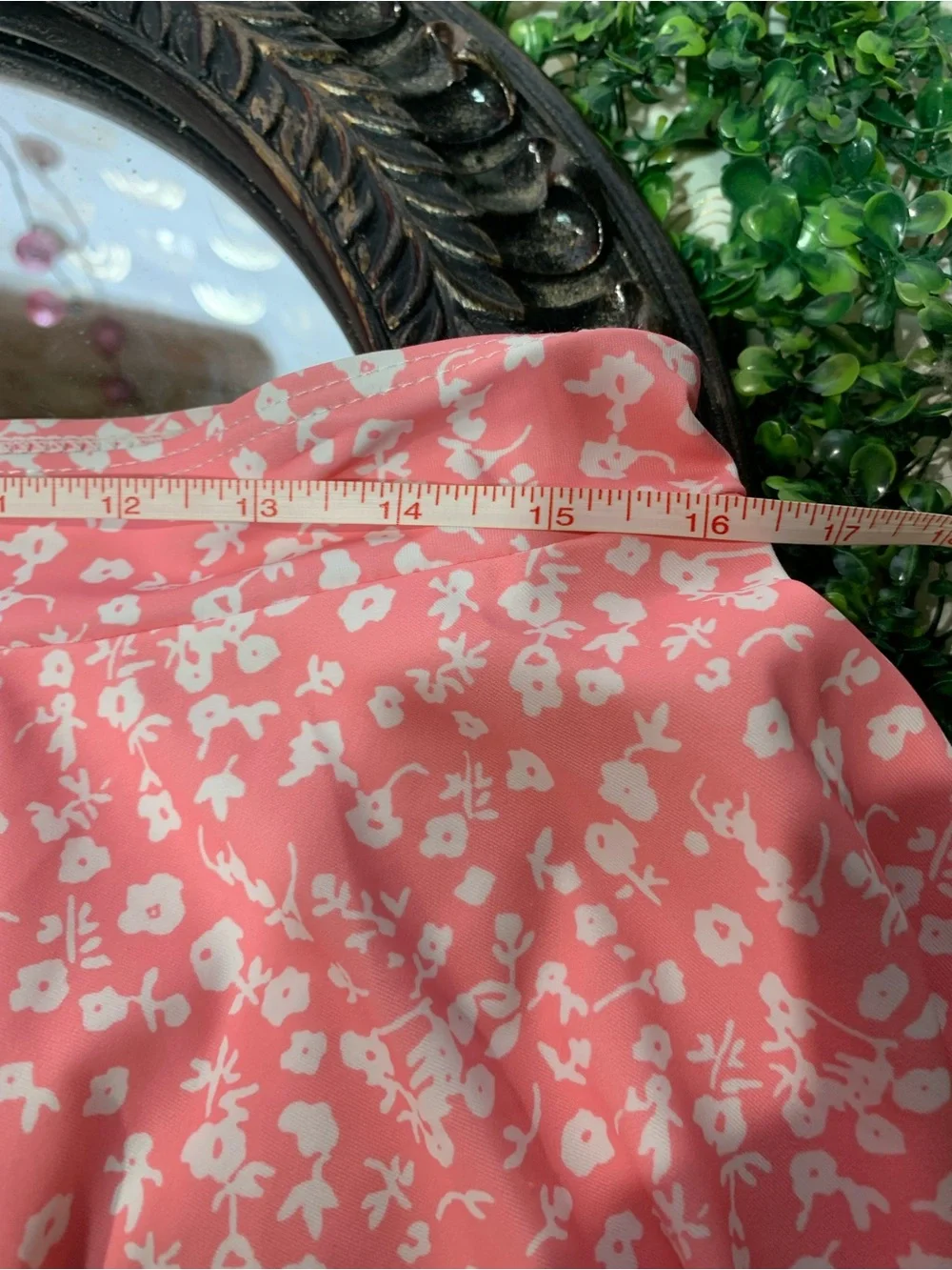 Pink Floral A-Line Skirt - Women